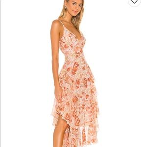 Bardot Ruffle Maxi Dress
